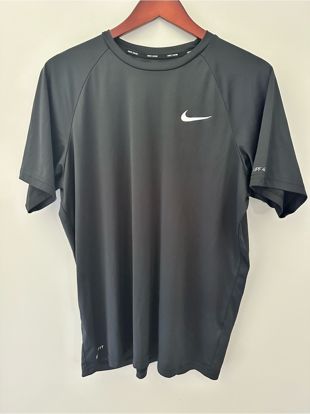 Nike Black Dri-Fit Swim UPF 40+ Tee